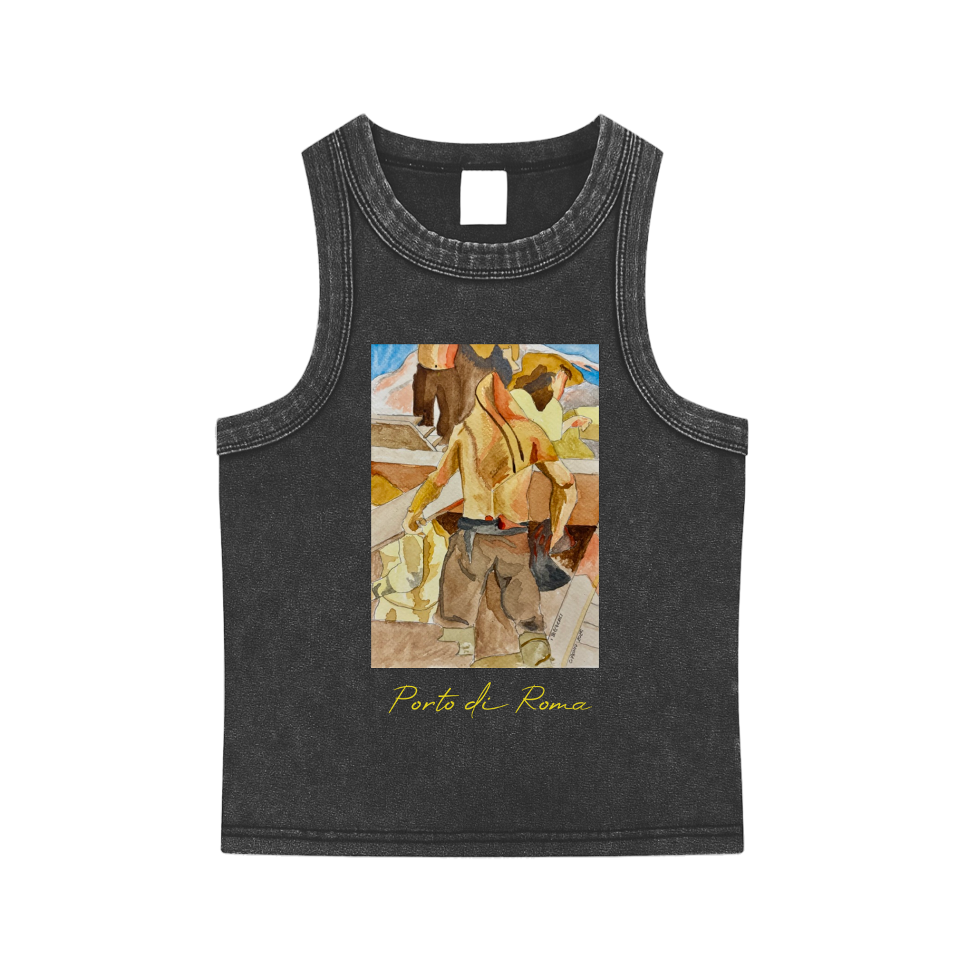 Aquarelle de Porto di Roma